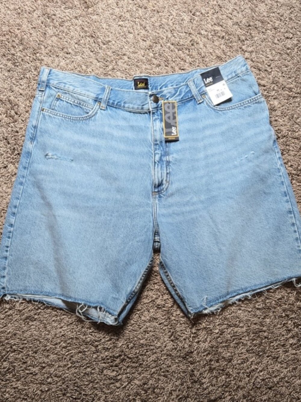 Lee Heritage Oasis Loose Fit Size 44 Plus Size Denim Jean Shorts
